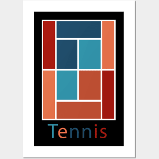 TENNIS COURT Posters and Art